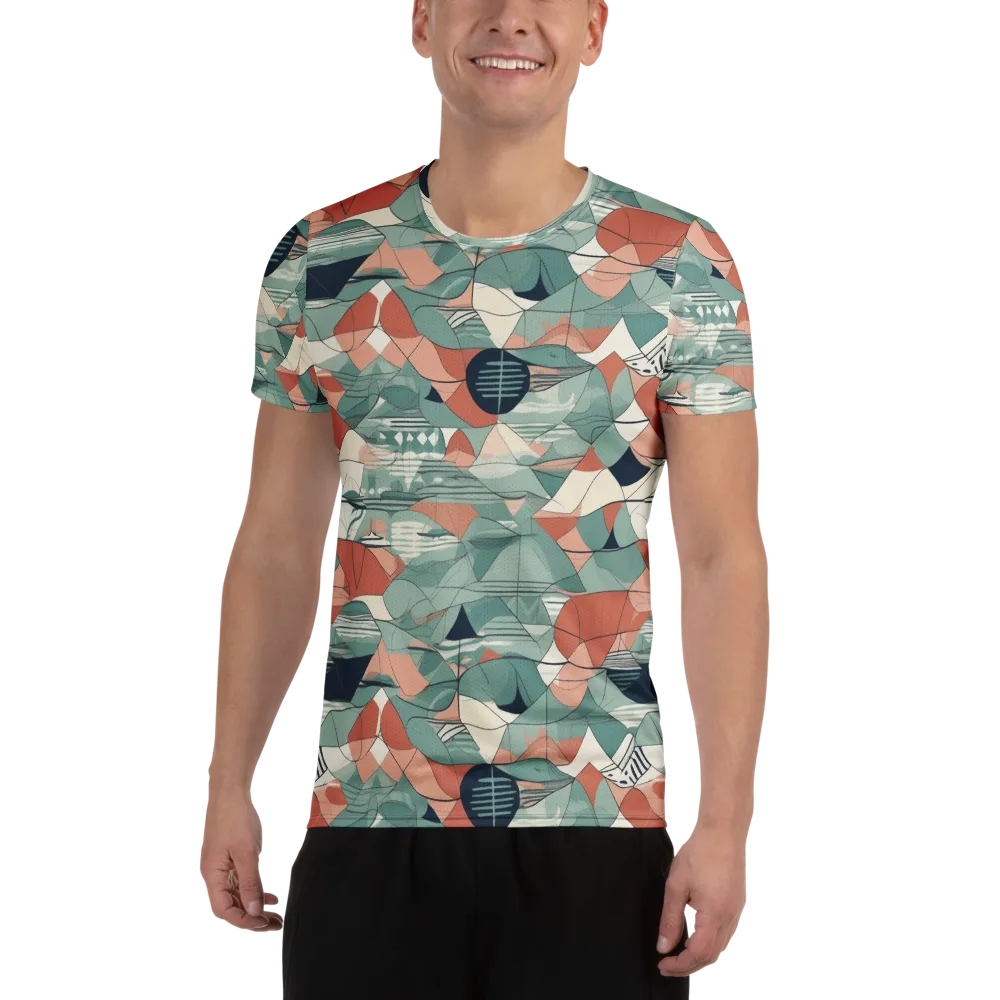 Sage Frequency on Men's Athletic T-Shirt — Front