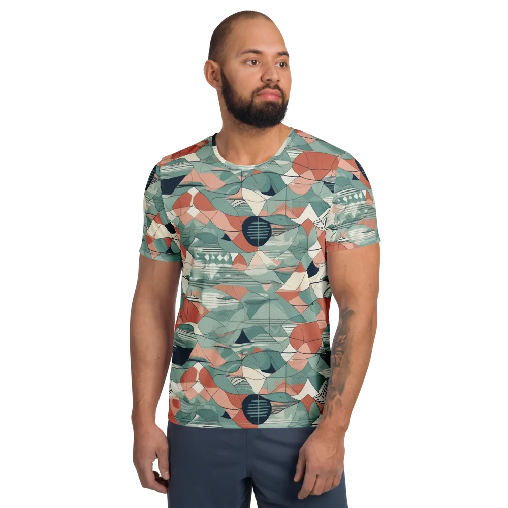 Sage Frequency on Men's Athletic T-Shirt — Front