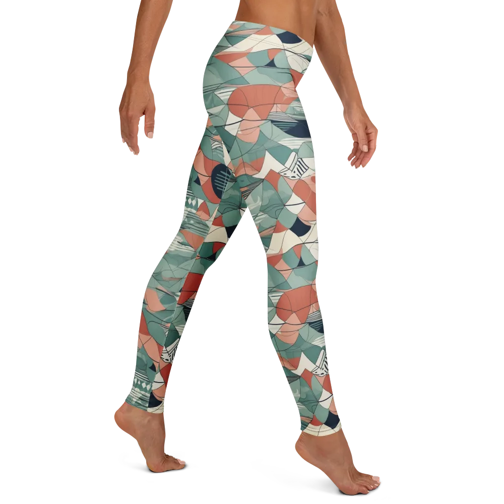 Sage Frequency on Leggings — Right