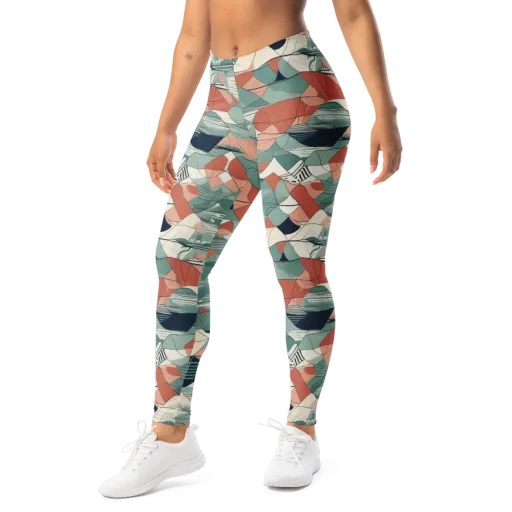 Sage Frequency on a Leggings