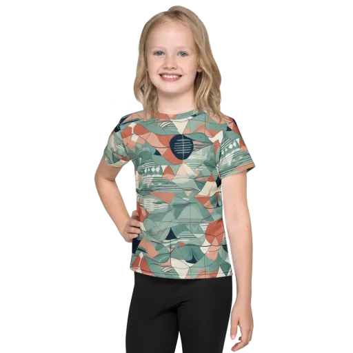Sage Frequency on a Kids Crew Neck T-Shirt