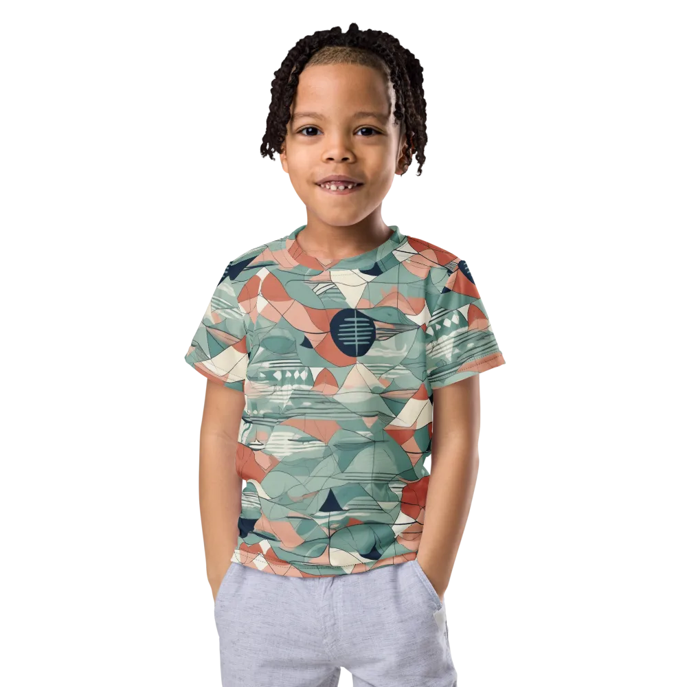 Sage Frequency on Kids Crew Neck T-Shirt — Front