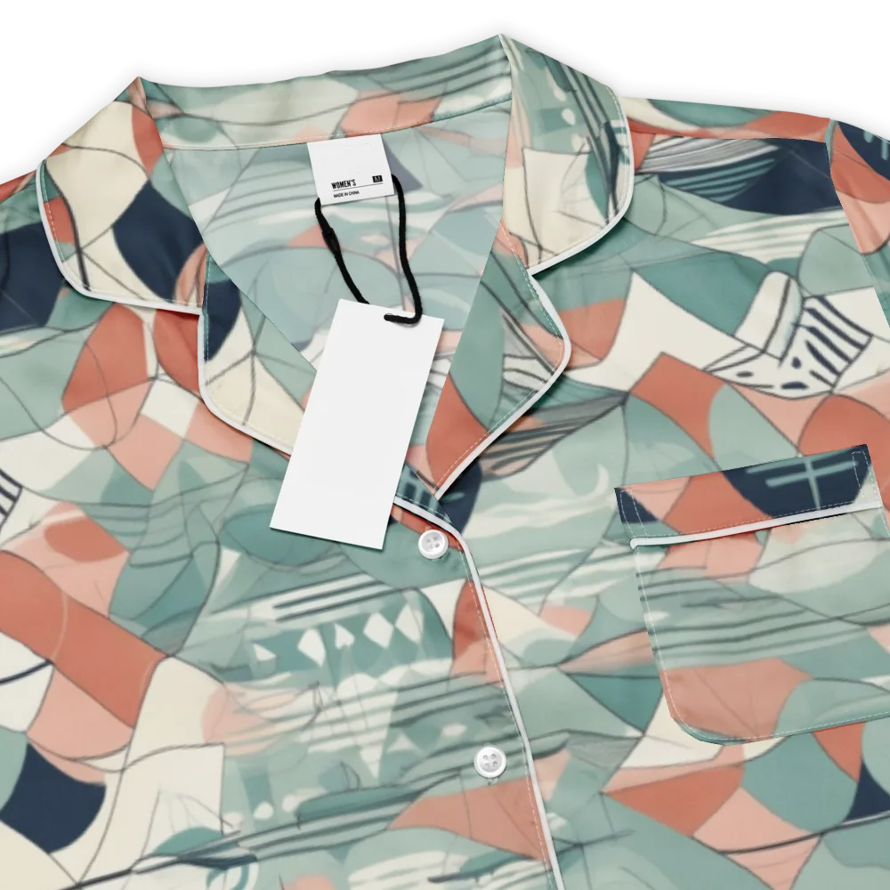 Sage Frequency on Women's Short Sleeve Pajama Top — Product details