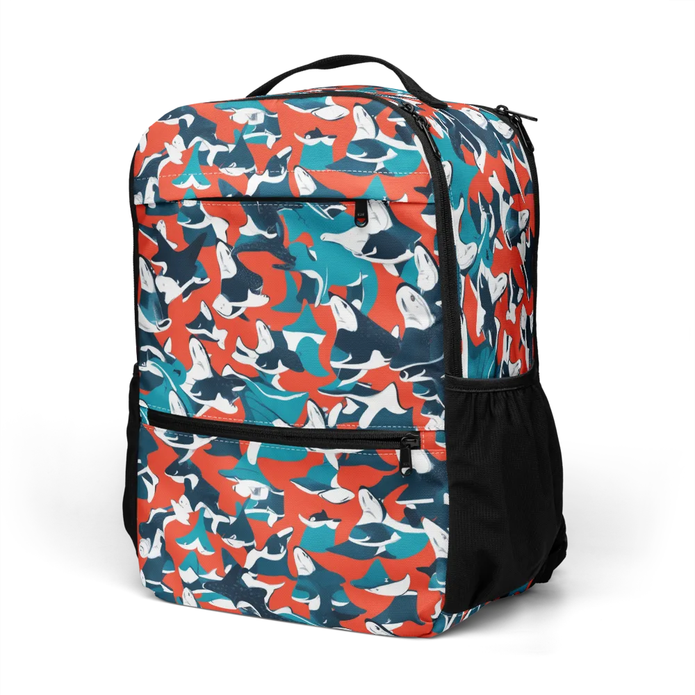 Riptide Arcade on Utility Backpack — Left Front