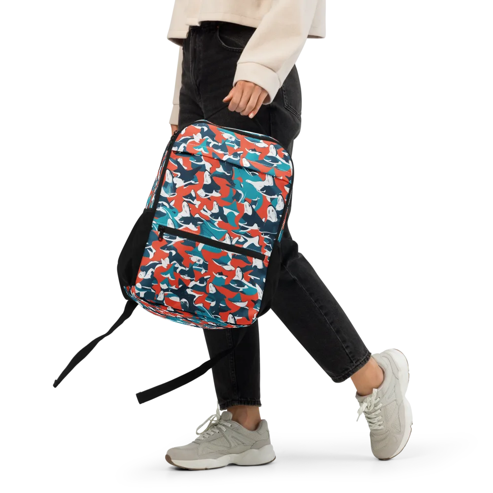 Riptide Arcade on Utility Backpack — Front