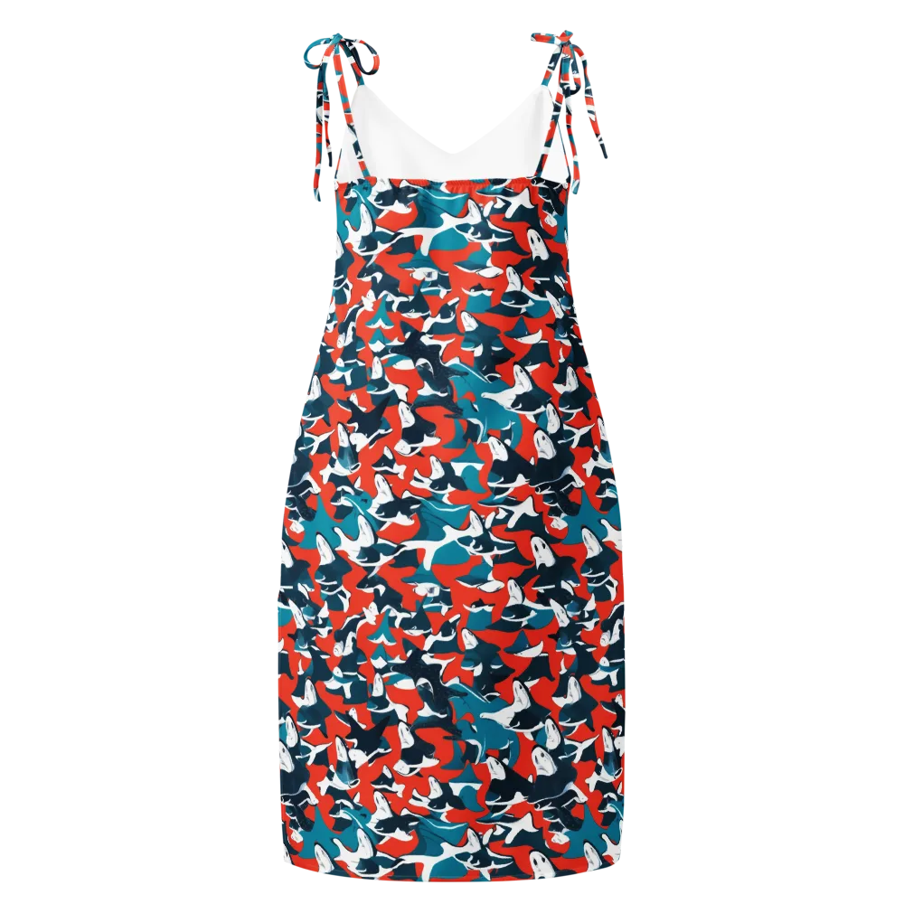 Riptide Arcade on Slip Dress — Back