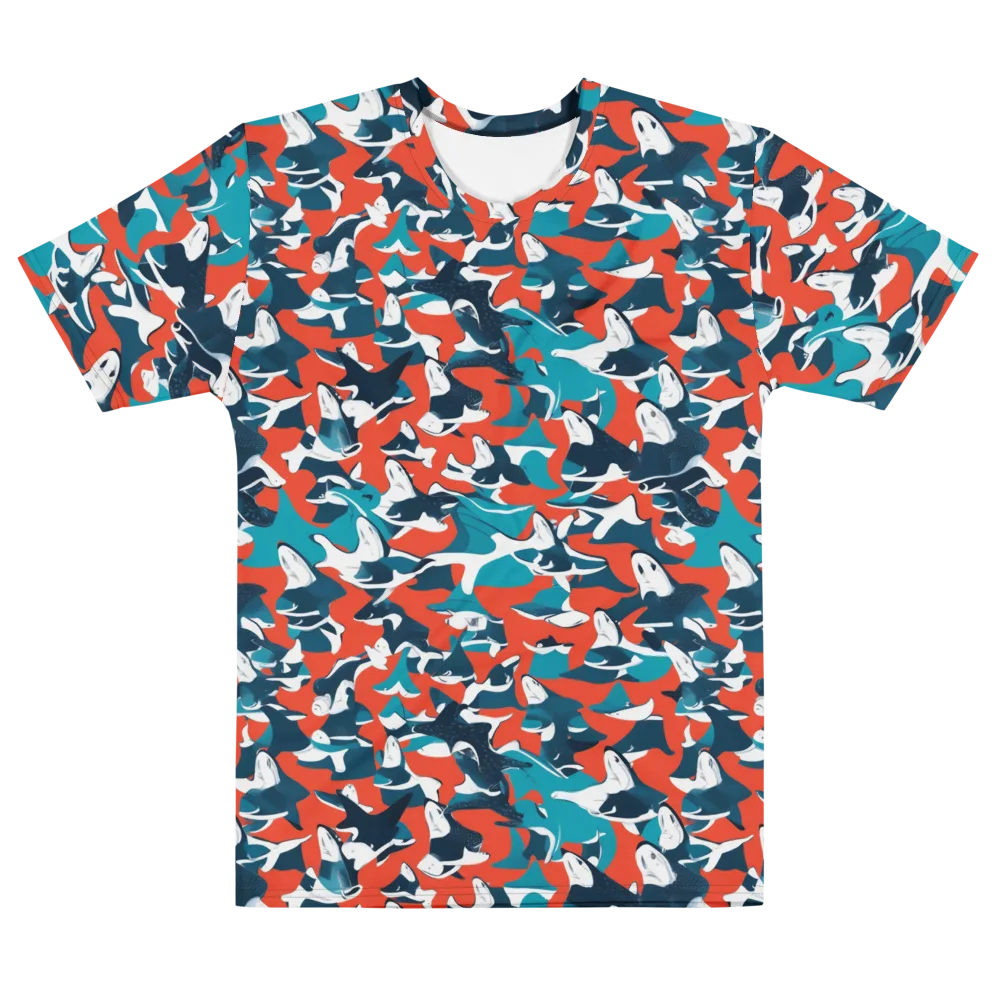 Riptide Arcade on Men's Cotton Crew Neck T-Shirt — Front