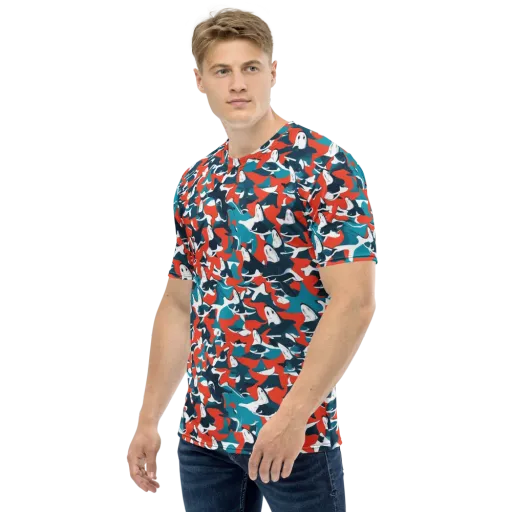 Riptide Arcade on a Men's Crew Neck T-Shirt