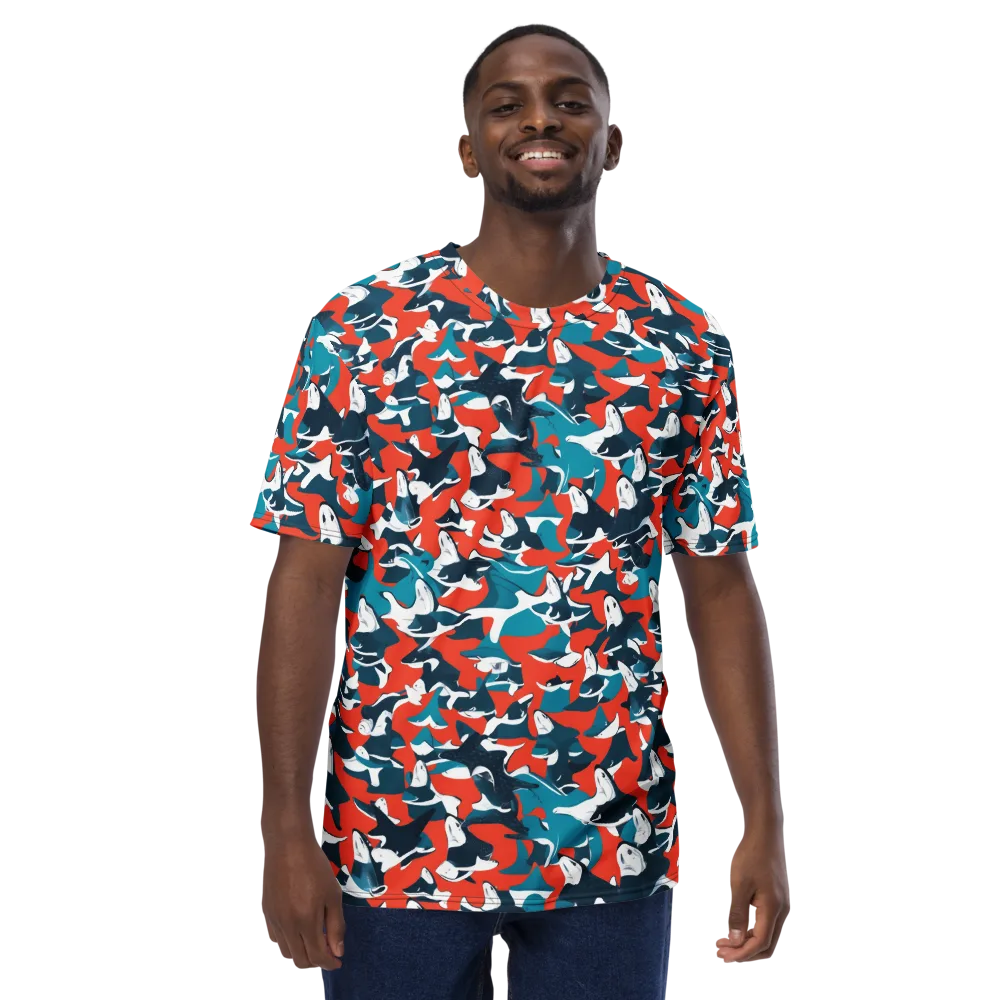 Riptide Arcade on Men's Crew Neck T-Shirt — Front