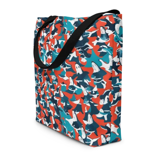 Riptide Arcade on a Large Tote Bag W/ Pocket