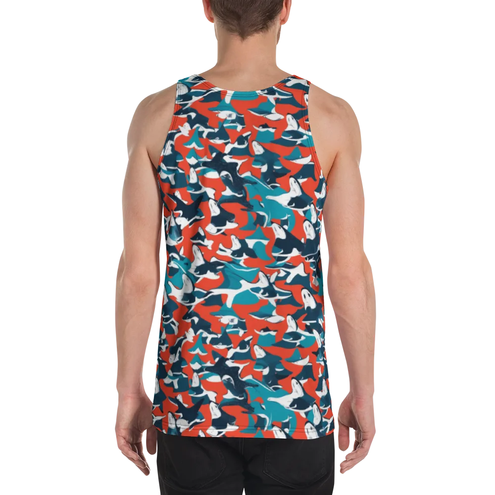 Riptide Arcade on Men's Tank Top — Back