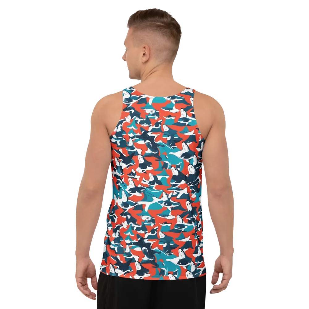 Riptide Arcade on Men's Tank Top — Back