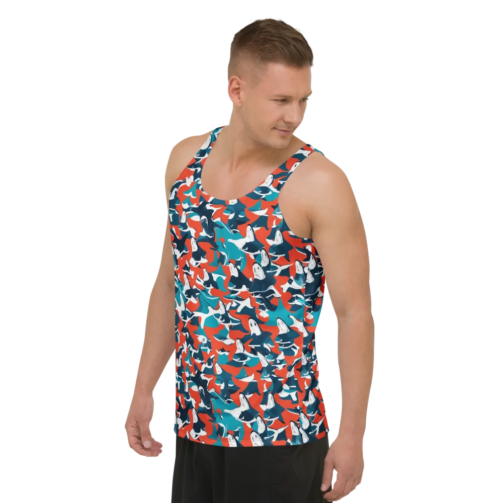 Riptide Arcade on Men's Tank Top — Left Front