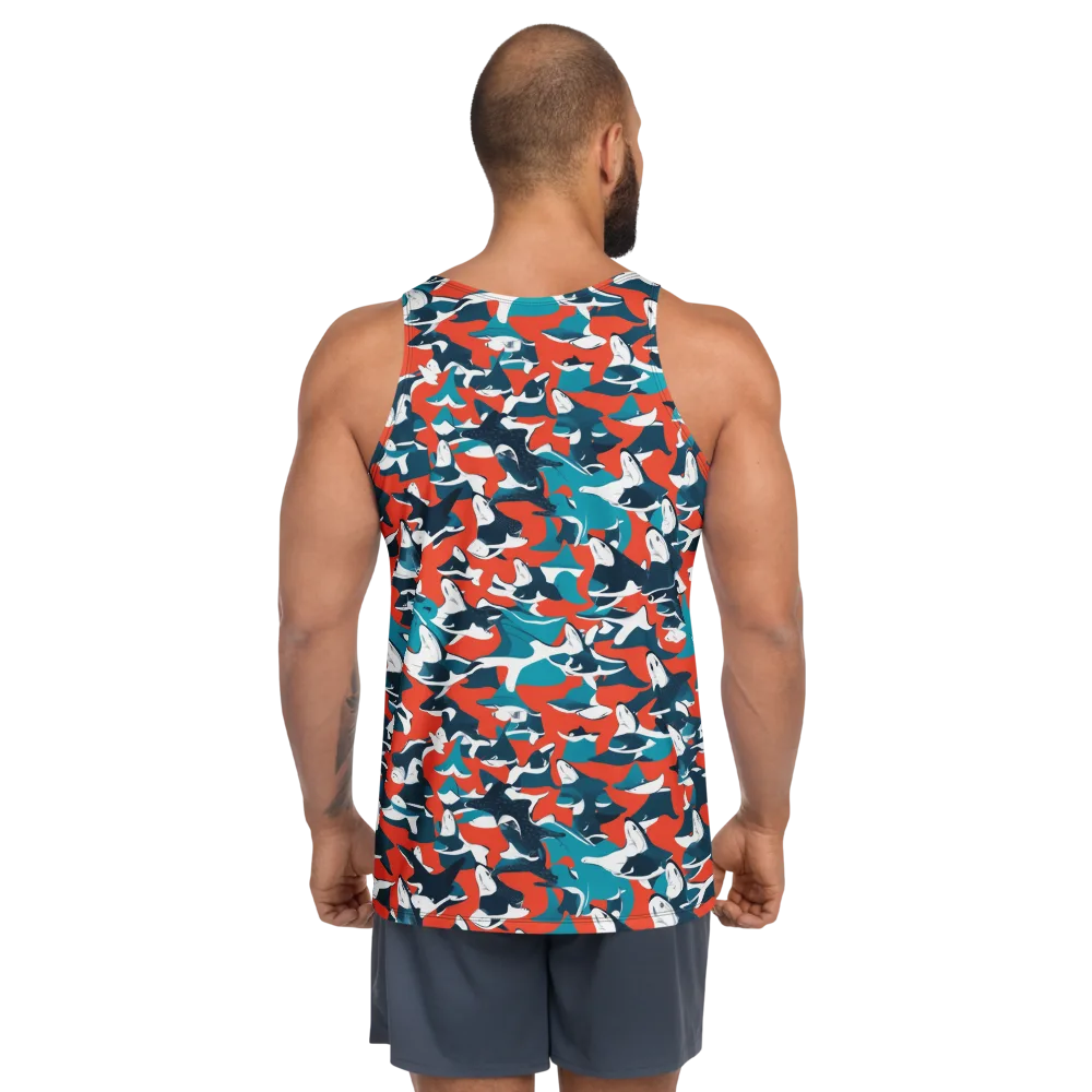 Riptide Arcade on Men's Tank Top — Back