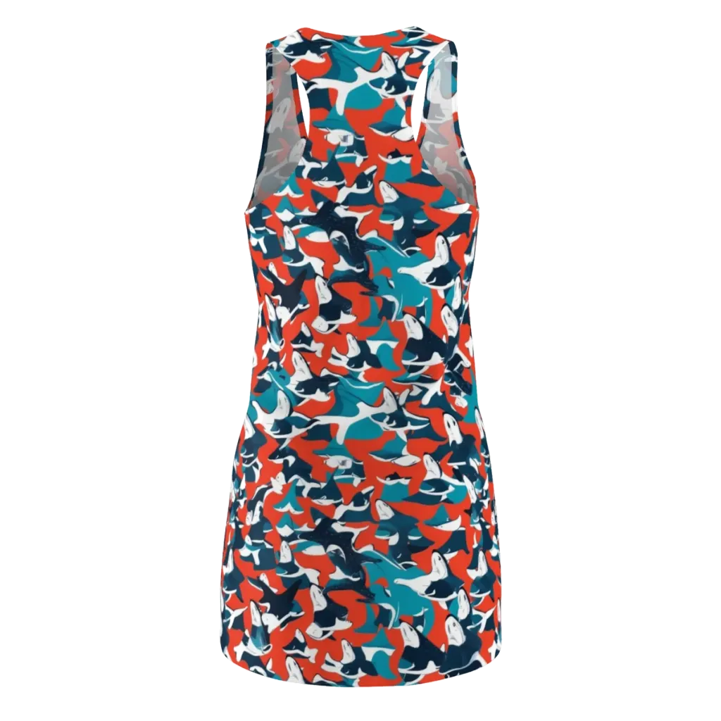 Riptide Arcade on Racerback Dress — Back