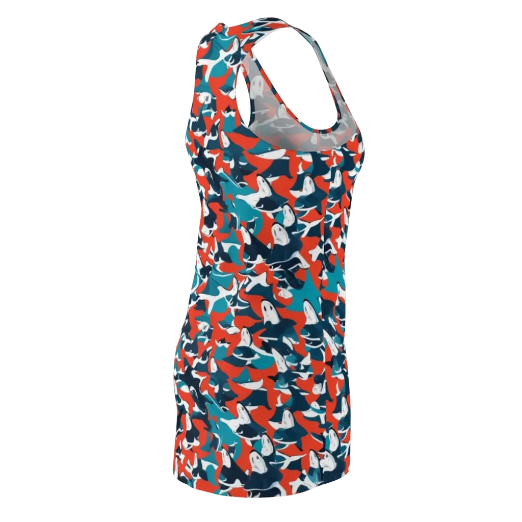 Riptide Arcade on Racerback Dress — Back Side