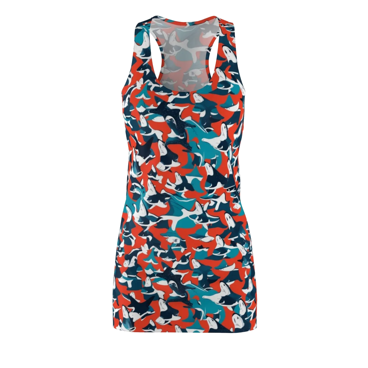 Riptide Arcade on Racerback Dress — Front
