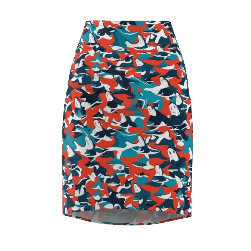 Riptide Arcade on a Pencil Skirt