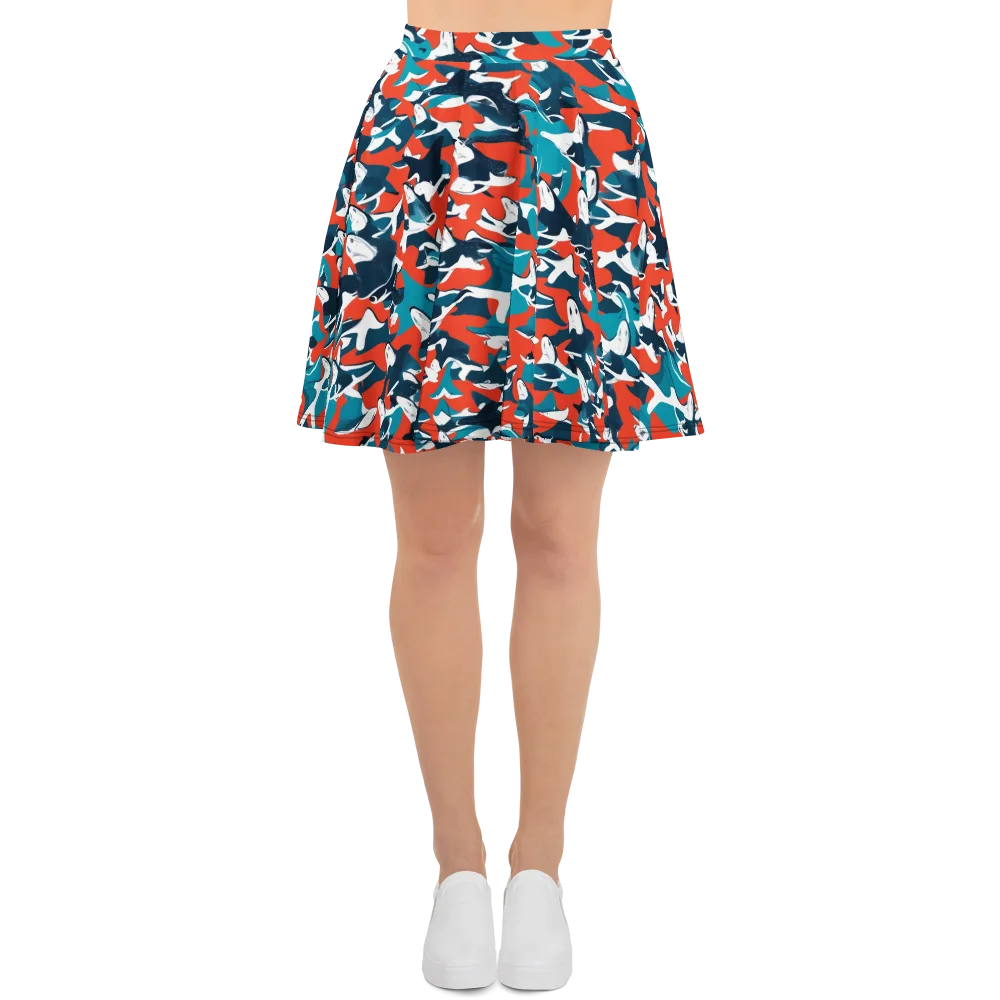 Riptide Arcade on Skater Skirt — Front