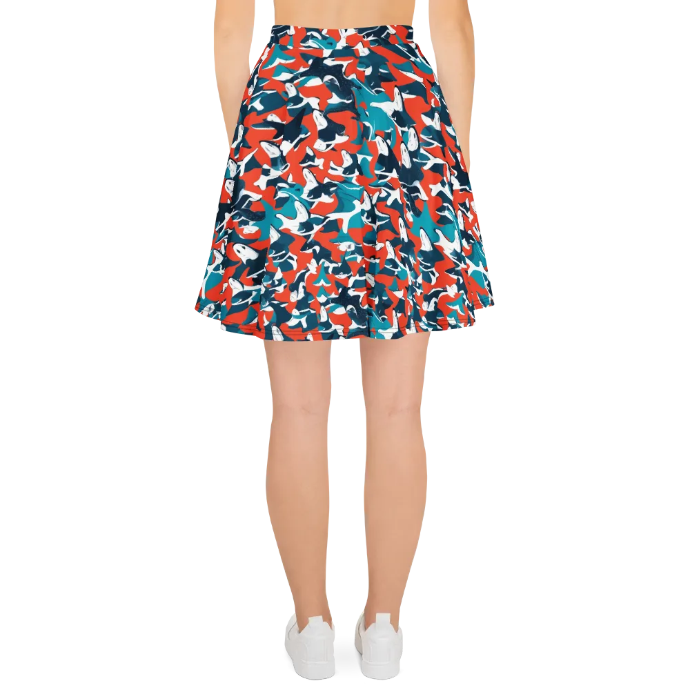 Riptide Arcade on Skater Skirt — Back
