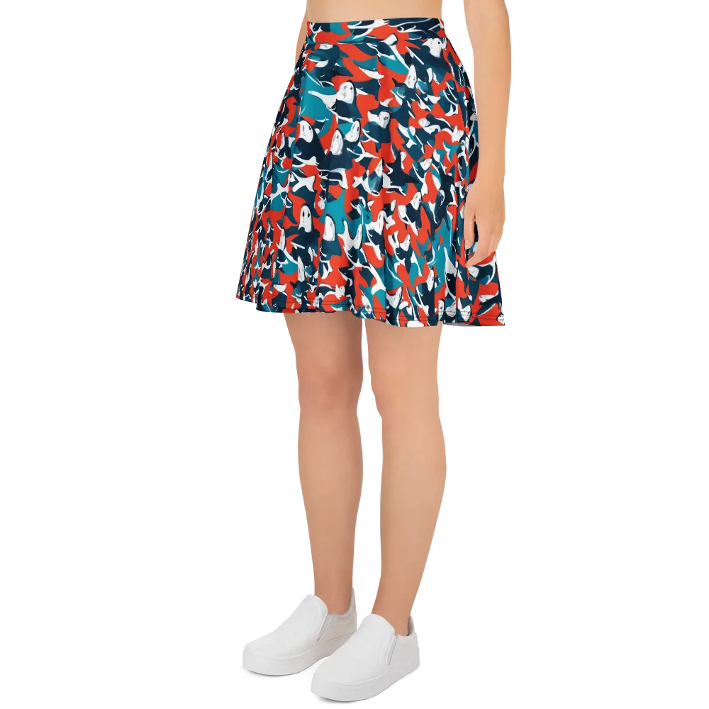 Riptide Arcade on Skater Skirt — Left