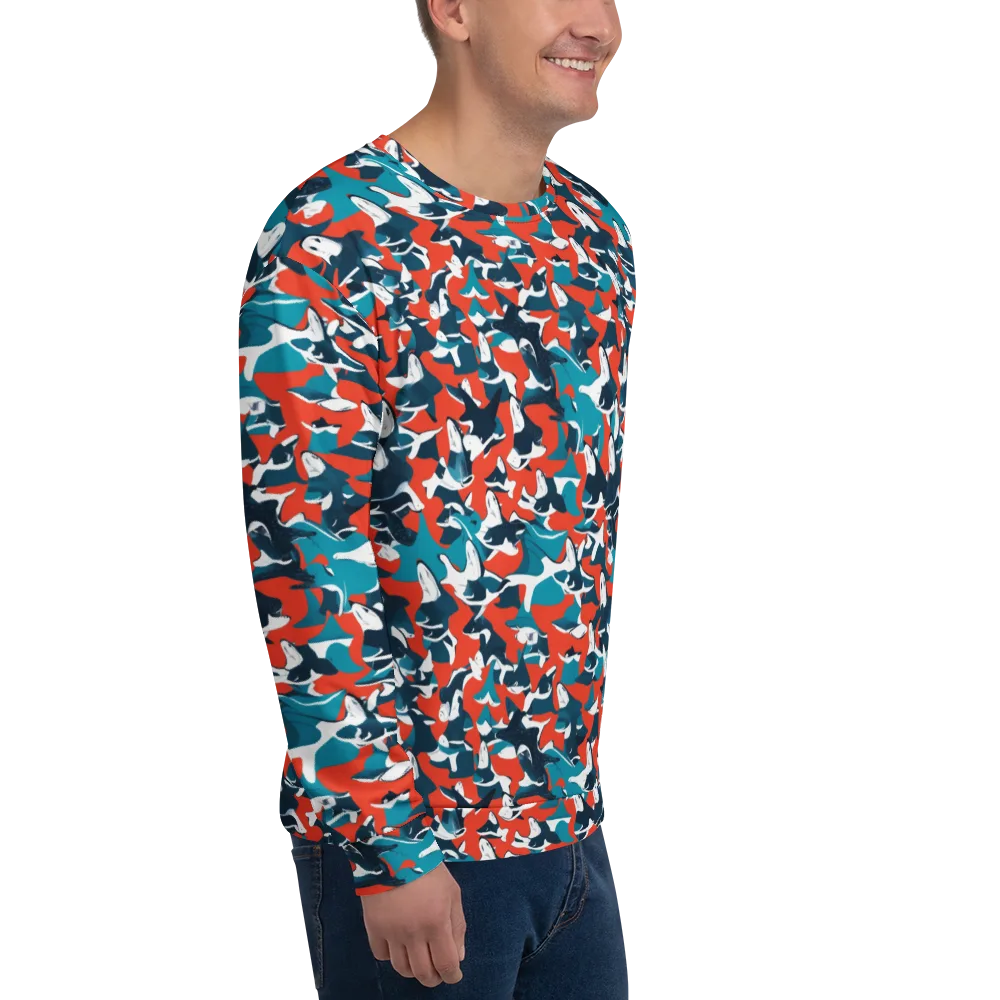 Riptide Arcade on Sweatshirt — Right Front