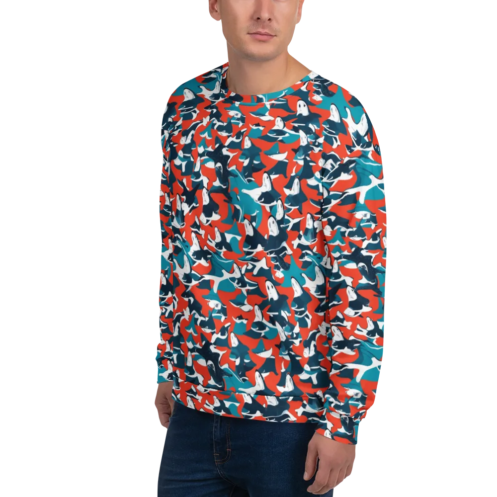 Riptide Arcade on Sweatshirt — Left Front
