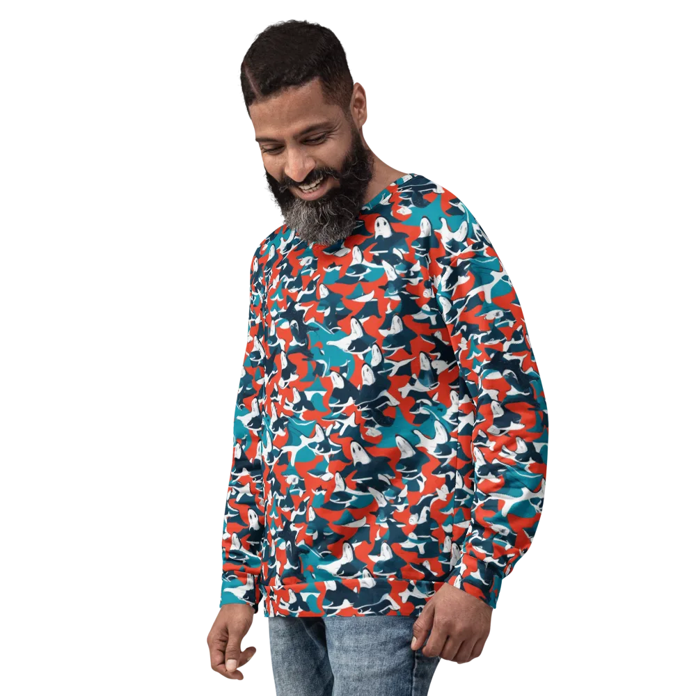 Riptide Arcade on Sweatshirt — Left Front