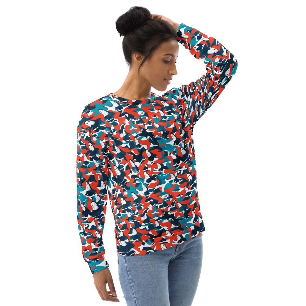 Riptide Arcade on Sweatshirt — Right Front