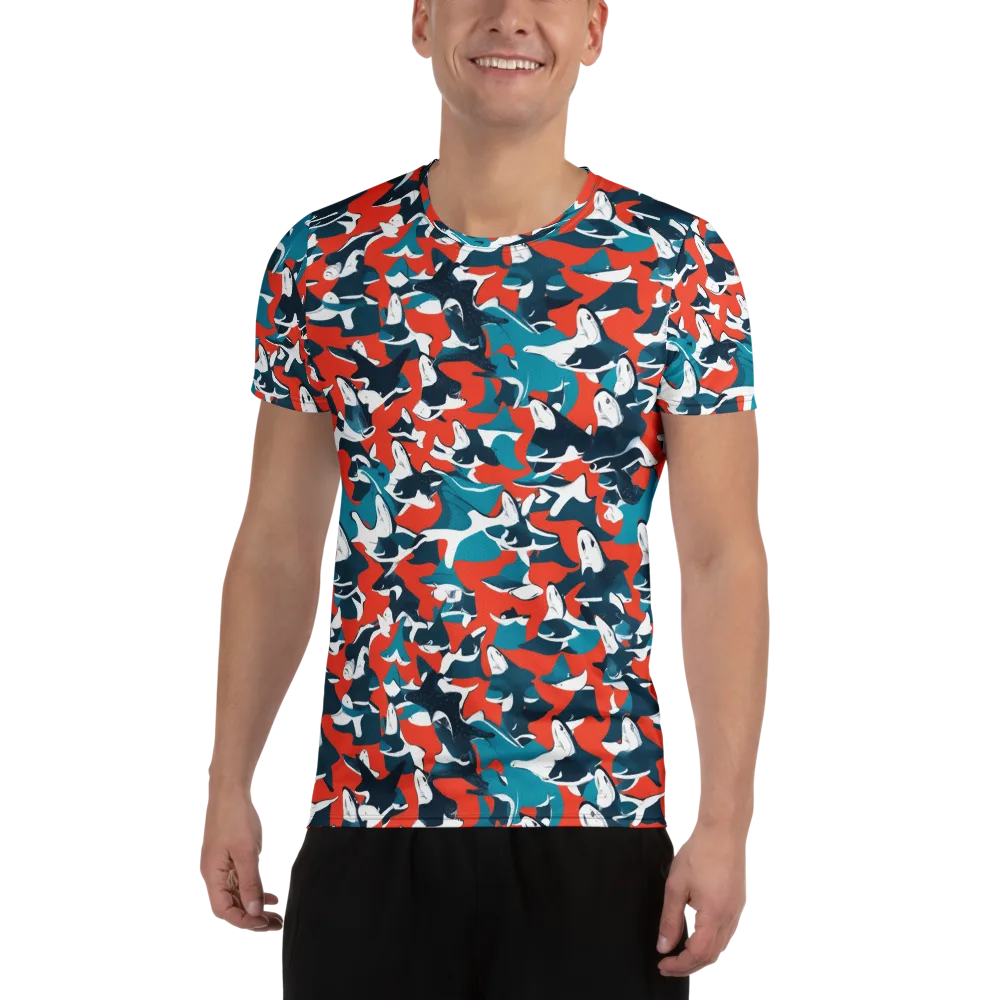 Riptide Arcade on Men's Athletic T-Shirt — Front
