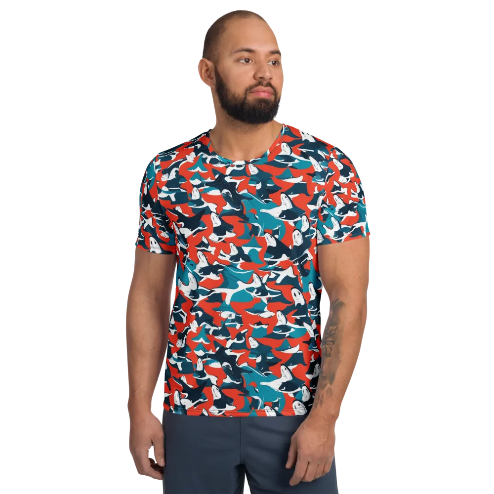 Riptide Arcade on Men's Athletic T-Shirt — Front