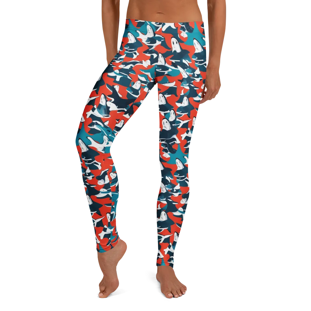Riptide Arcade on Leggings — Front