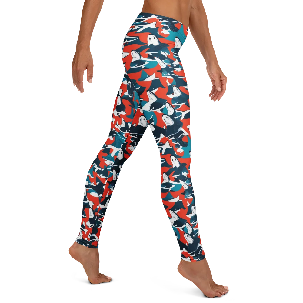 Riptide Arcade on Leggings — Right