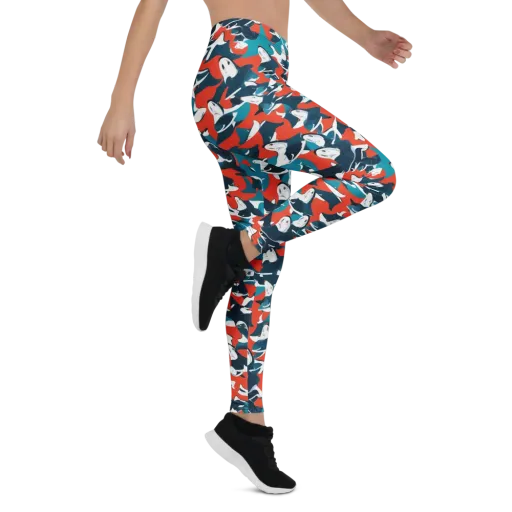 Riptide Arcade on a Leggings