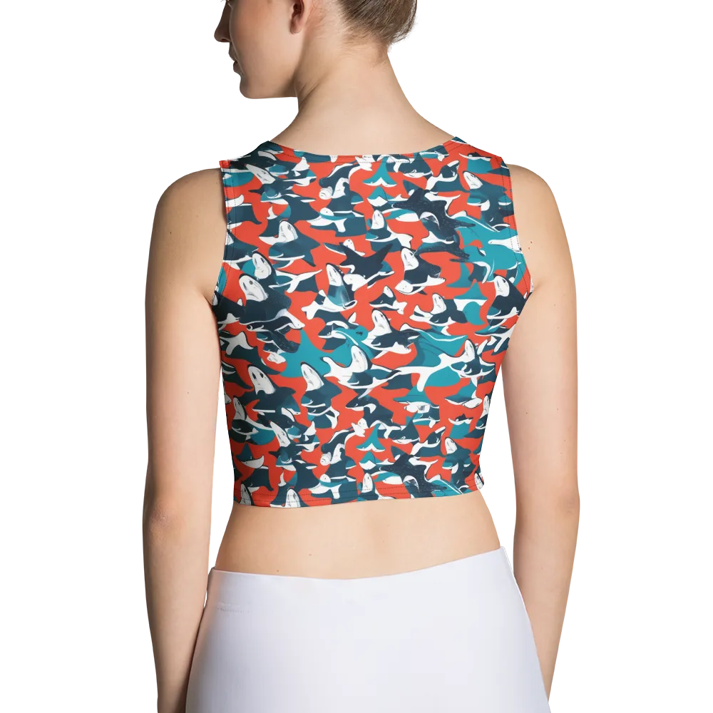 Riptide Arcade on Crop Top — Back