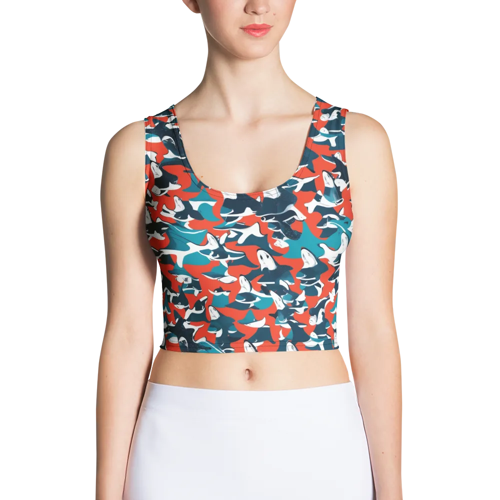 Riptide Arcade on Crop Top — Front