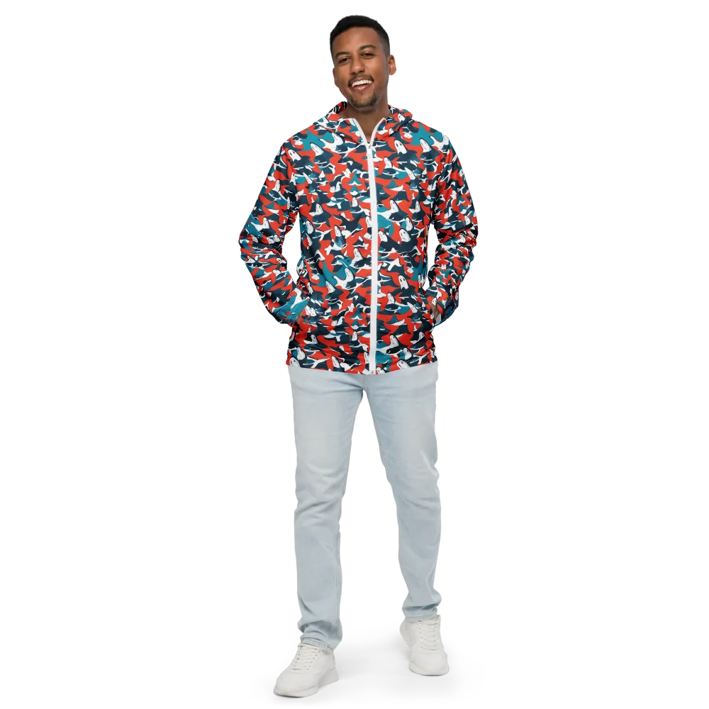 Riptide Arcade on Men's Windbreaker — Front