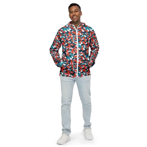 Riptide Arcade on a Men's Windbreaker