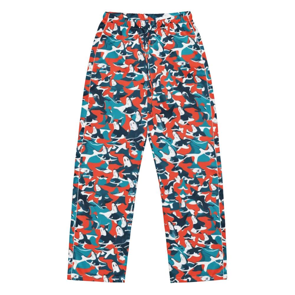 Riptide Arcade on Women's Pajama Pants — Front