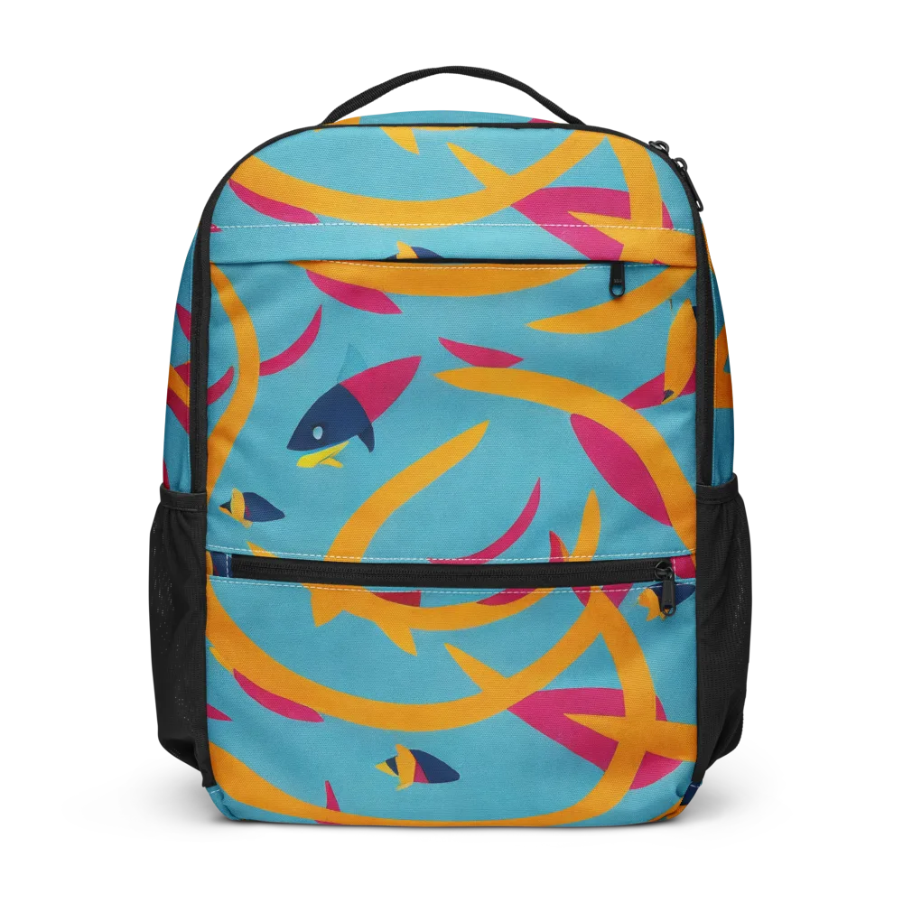 Sunlit Shoal on Utility Backpack — Front