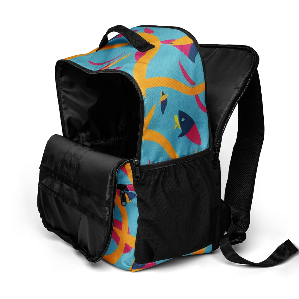 Sunlit Shoal on Utility Backpack — Product details 2