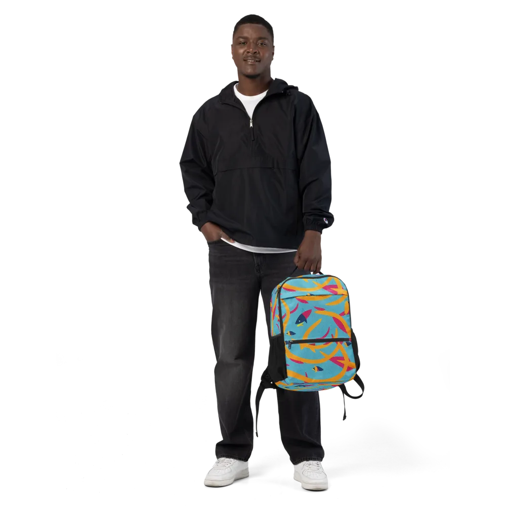 Sunlit Shoal on Utility Backpack — Front
