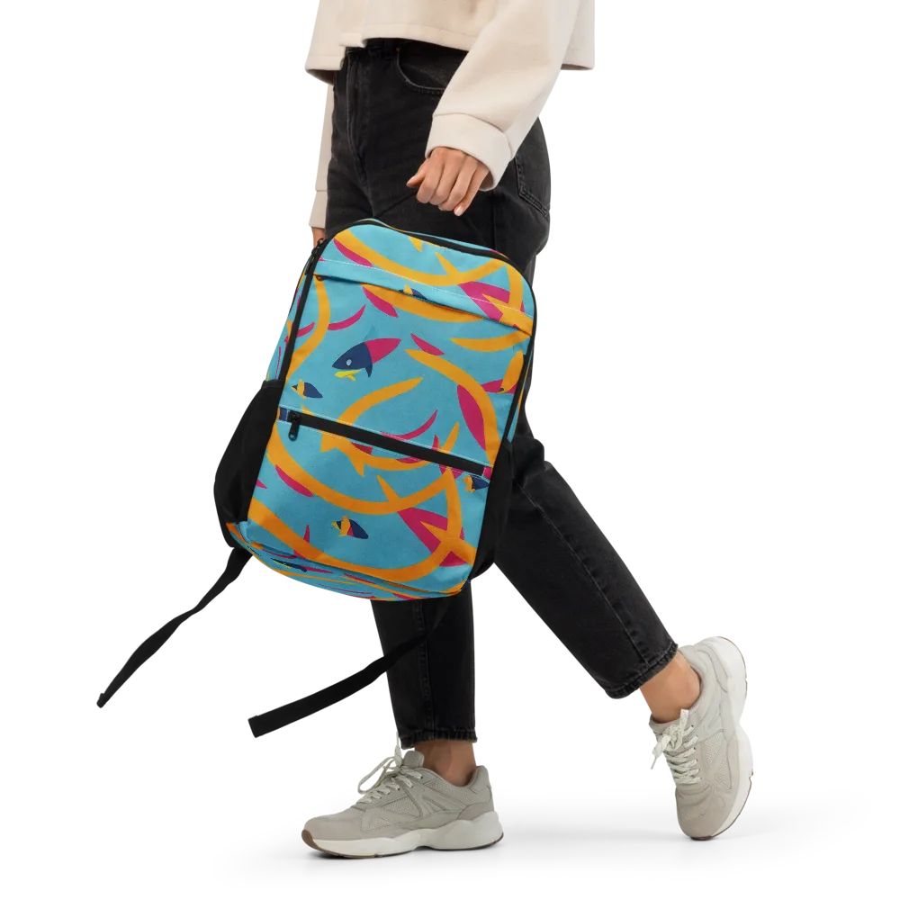 Sunlit Shoal on Utility Backpack — Front