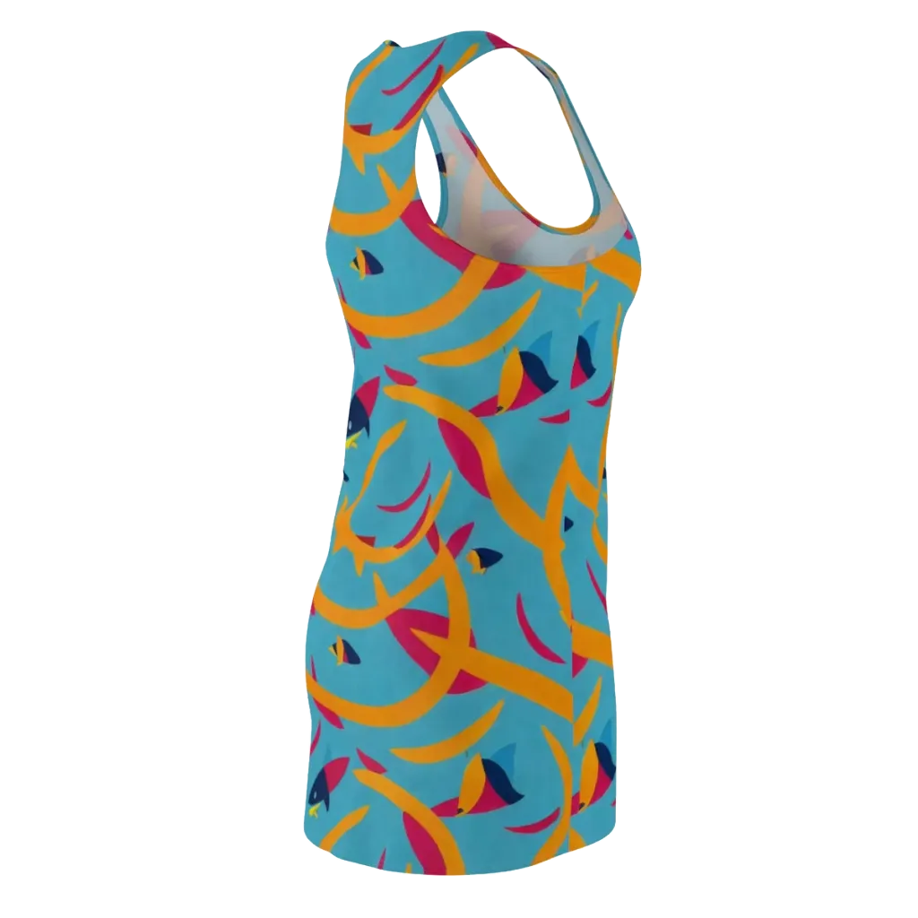 Sunlit Shoal on Racerback Dress — Back Side
