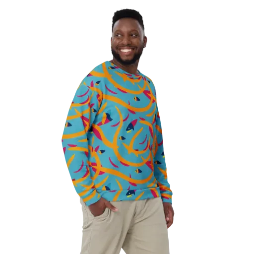 Sunlit Shoal on a Sweatshirt