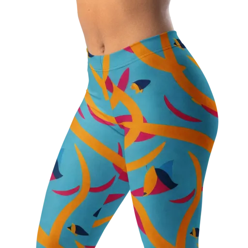 Sunlit Shoal on a Leggings