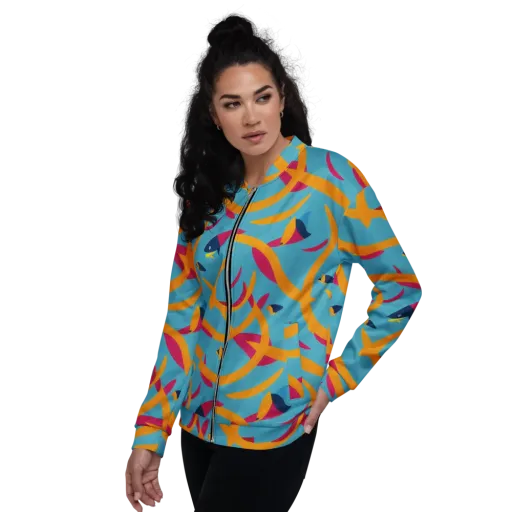 Sunlit Shoal on a Bomber Jacket