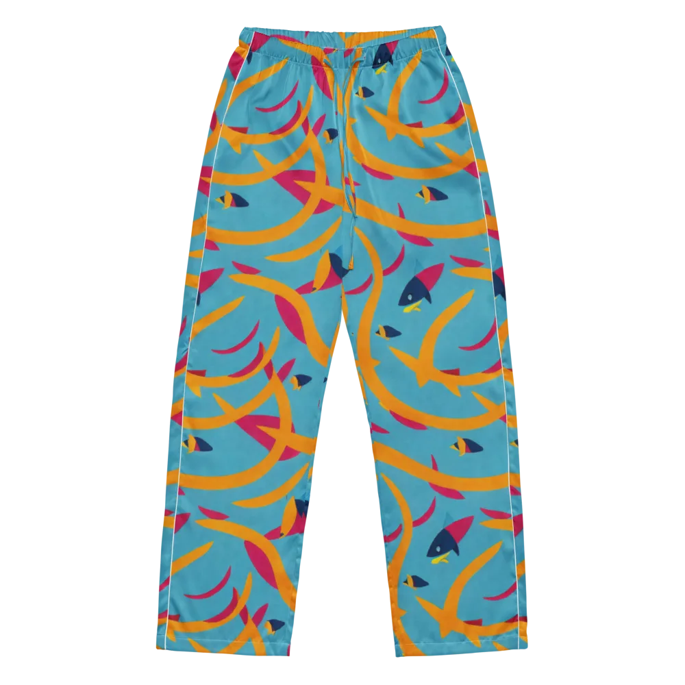 Sunlit Shoal on Women's Pajama Pants — Front
