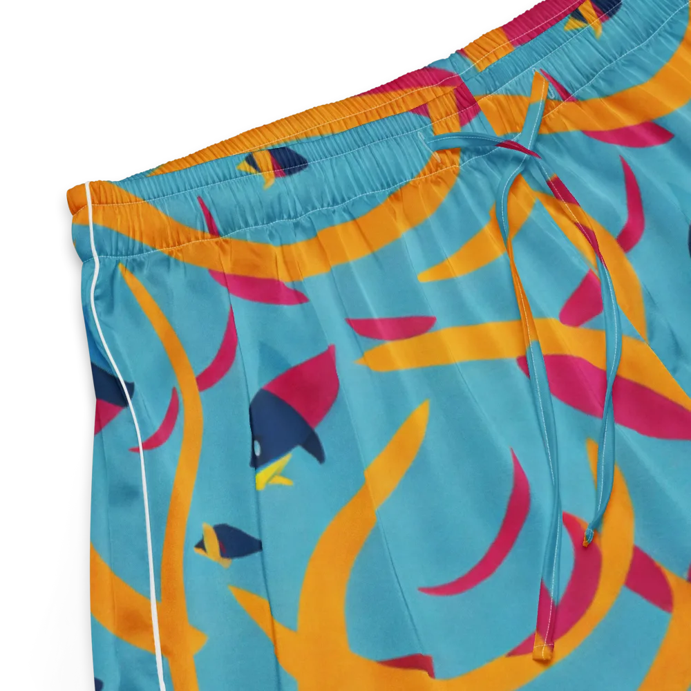 Sunlit Shoal on Women's Pajama Shorts — Product details