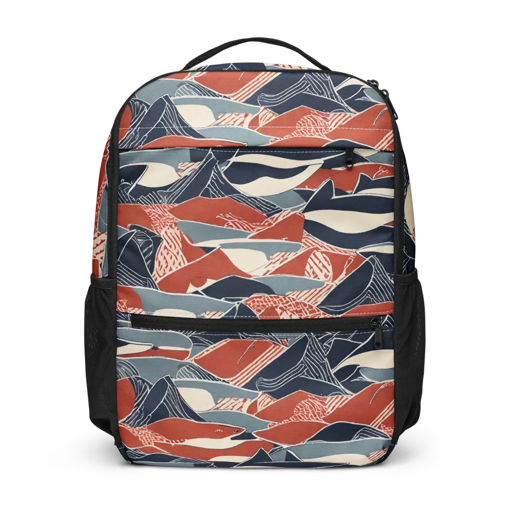 Redfin Rhapsody on Utility Backpack — Front